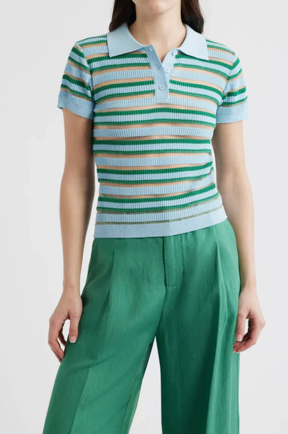 Levanzo Knit Polo Top