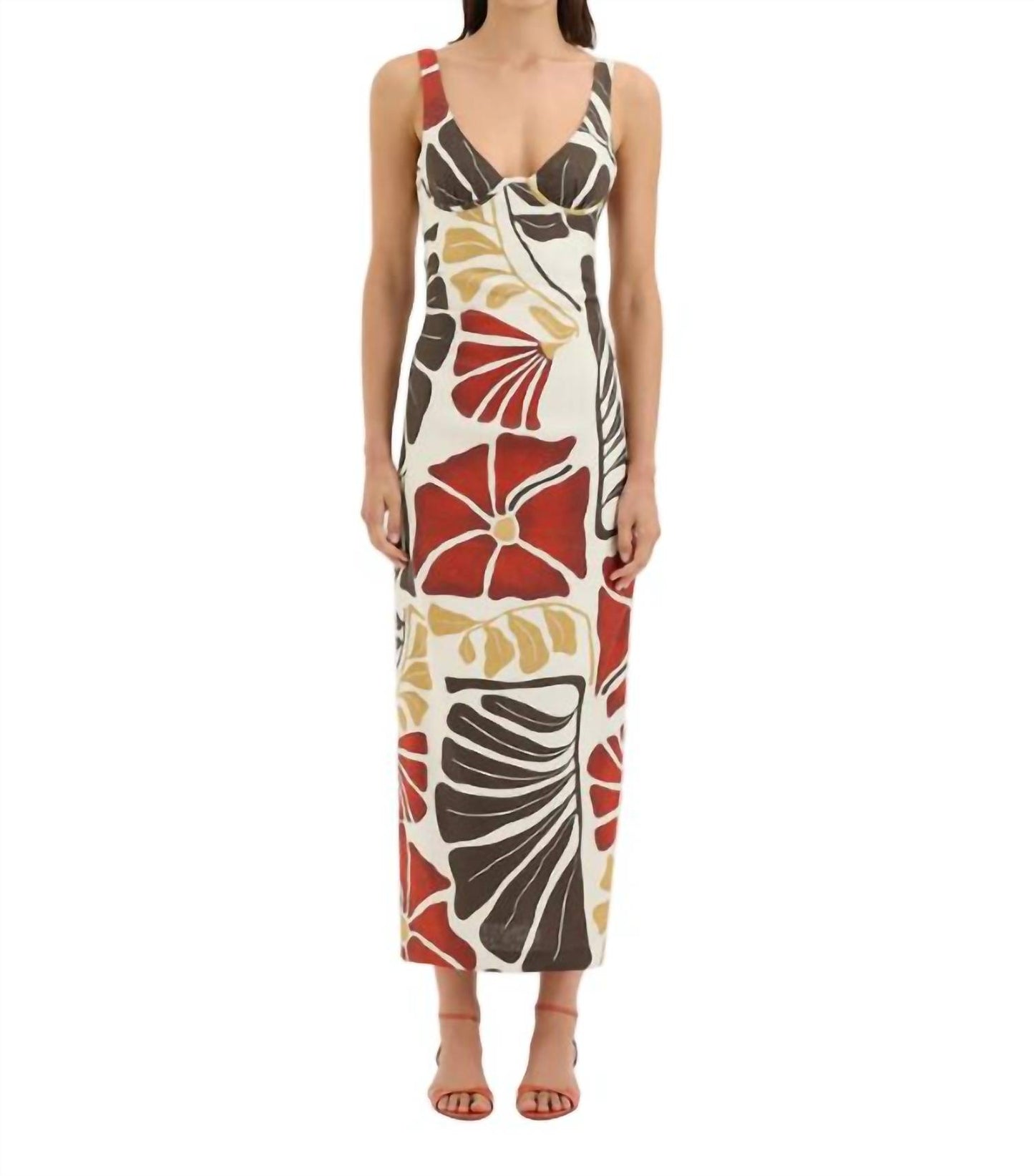 Julietta Balconette Midi Dress