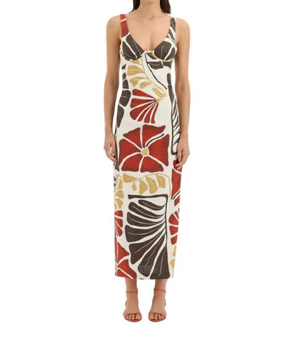 Julietta Balconette Midi Dress