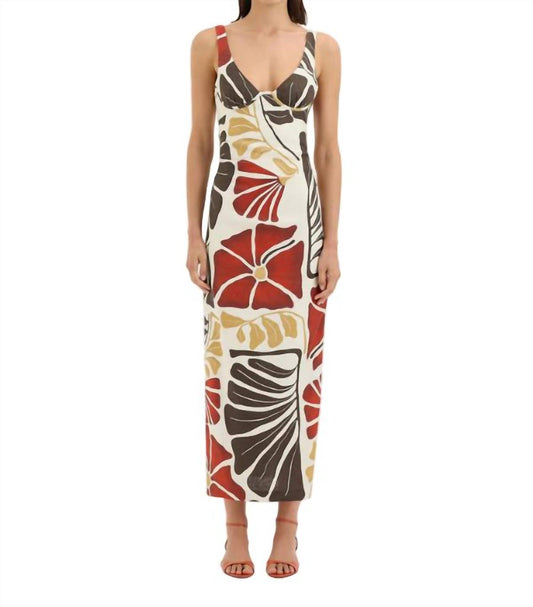 Julietta Balconette Midi Dress