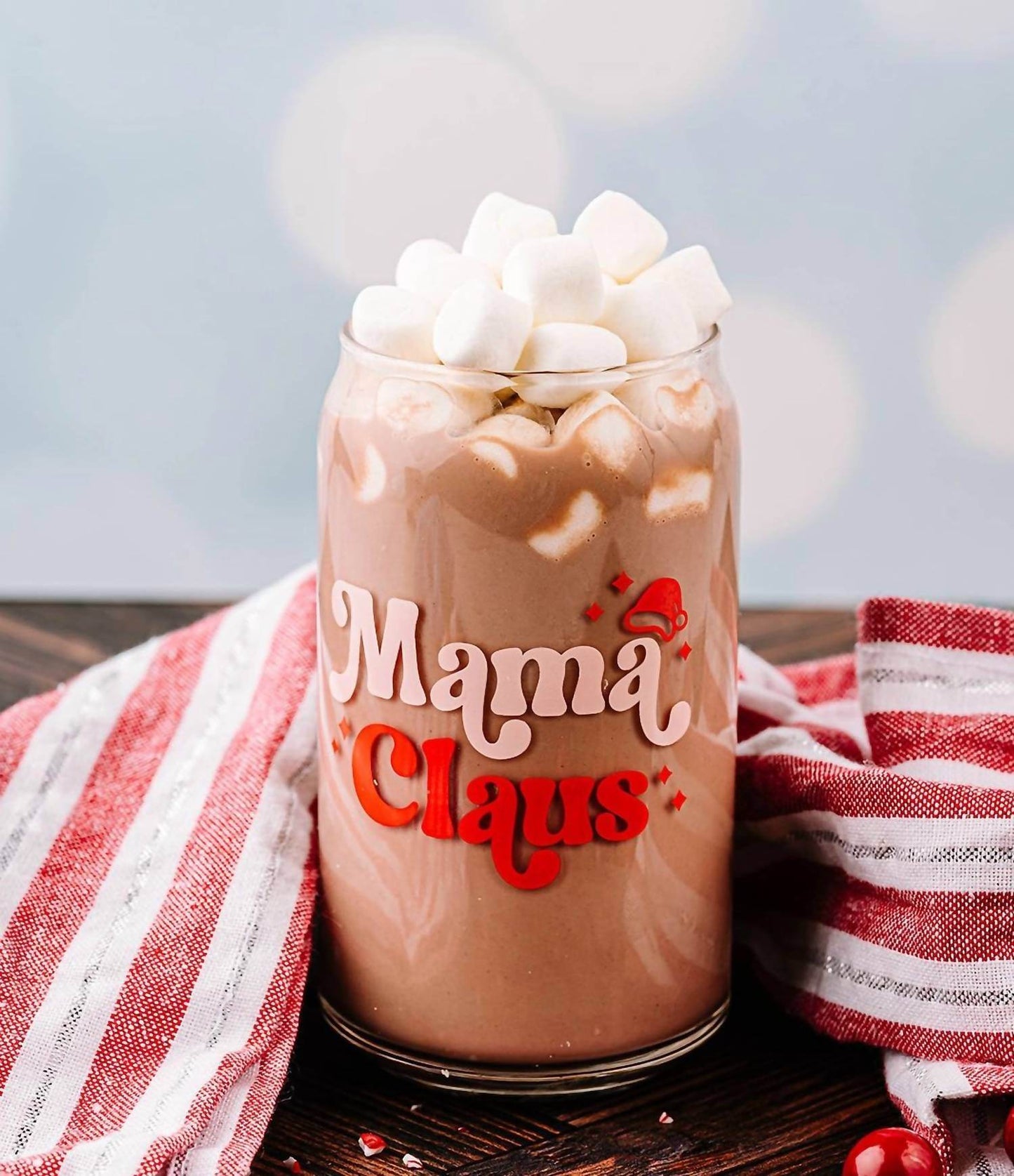 The Care Collective - Mama Claus Glass Can - Rack Hunt -