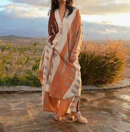 Long Blouse And Pants Set