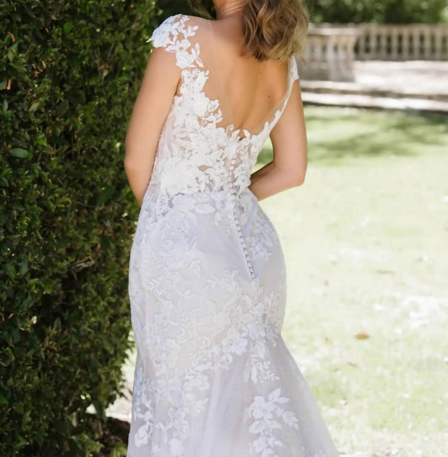 Lace Fit And Flare Wedding Dress