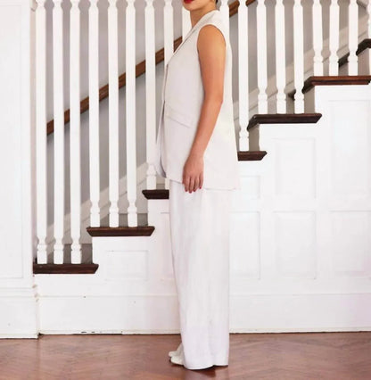 Rose Velvet - Candice Linen Vest - Rack Hunt