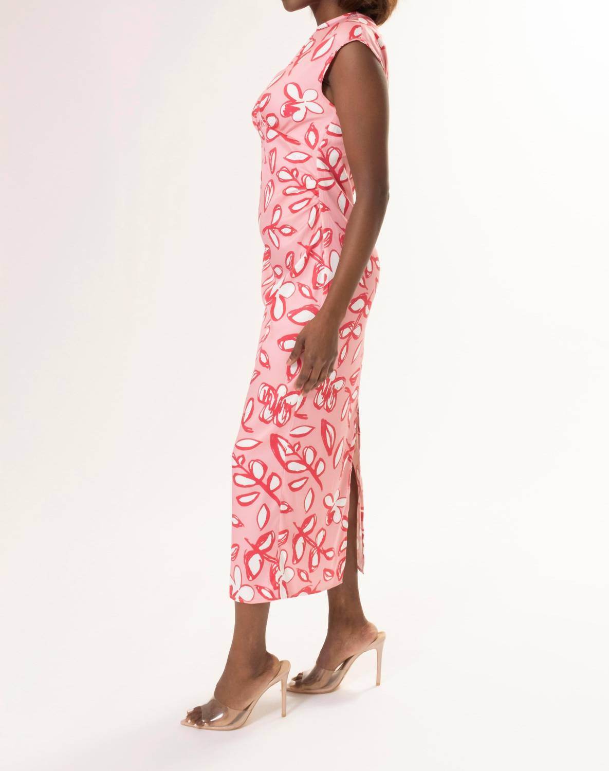 Area Stars - Floral Sleeveless Midi Dress - Rack Hunt