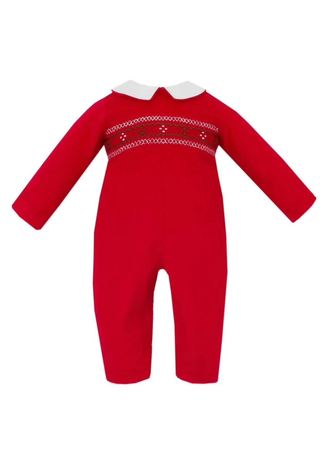 Anavini - Girl's Corduroy Smocked Long Sleeve Ralph Romper - Rack Hunt