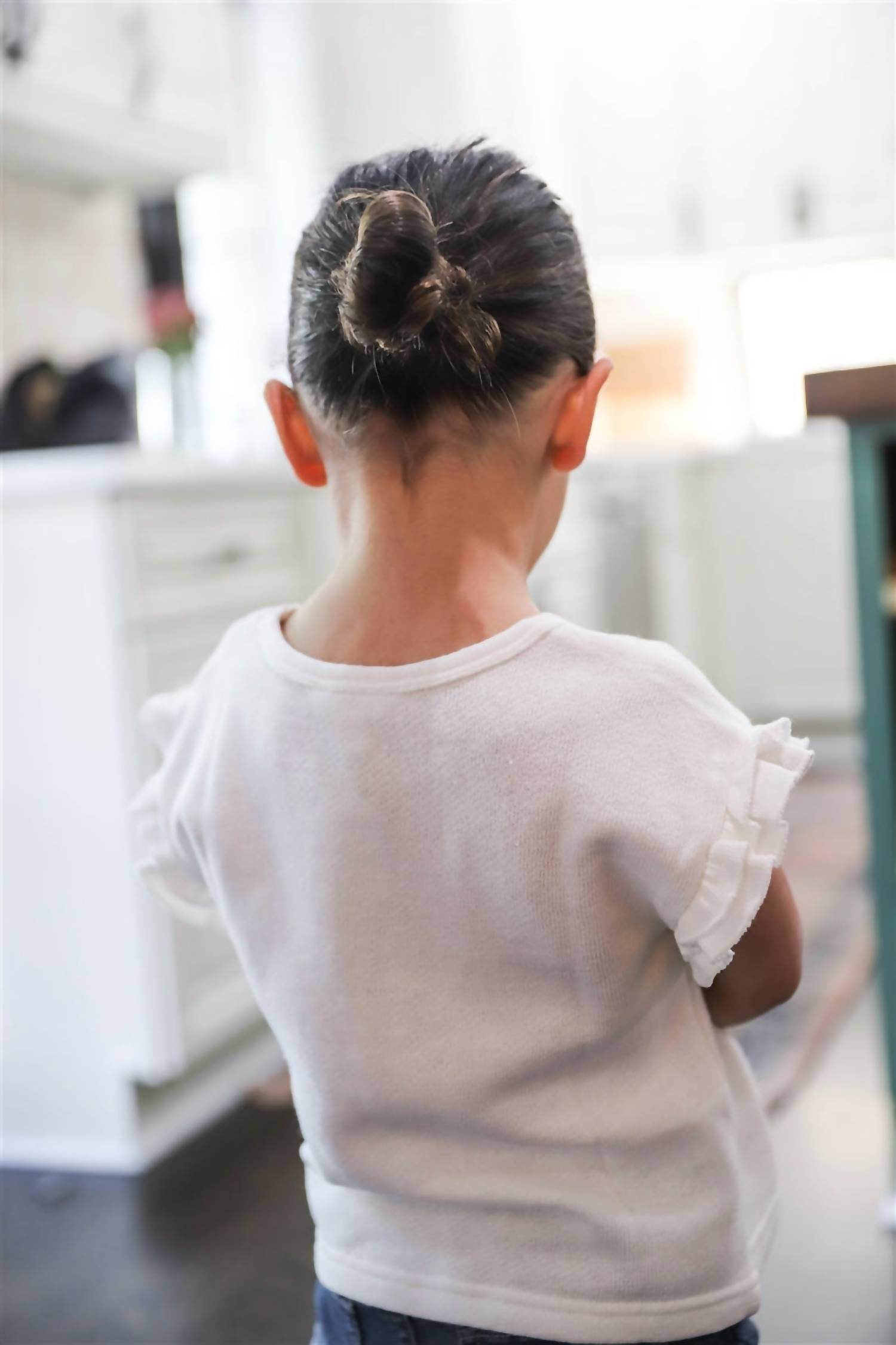 mo:vint - Girls Ruffle Trim Sleeve Top - Rack Hunt -