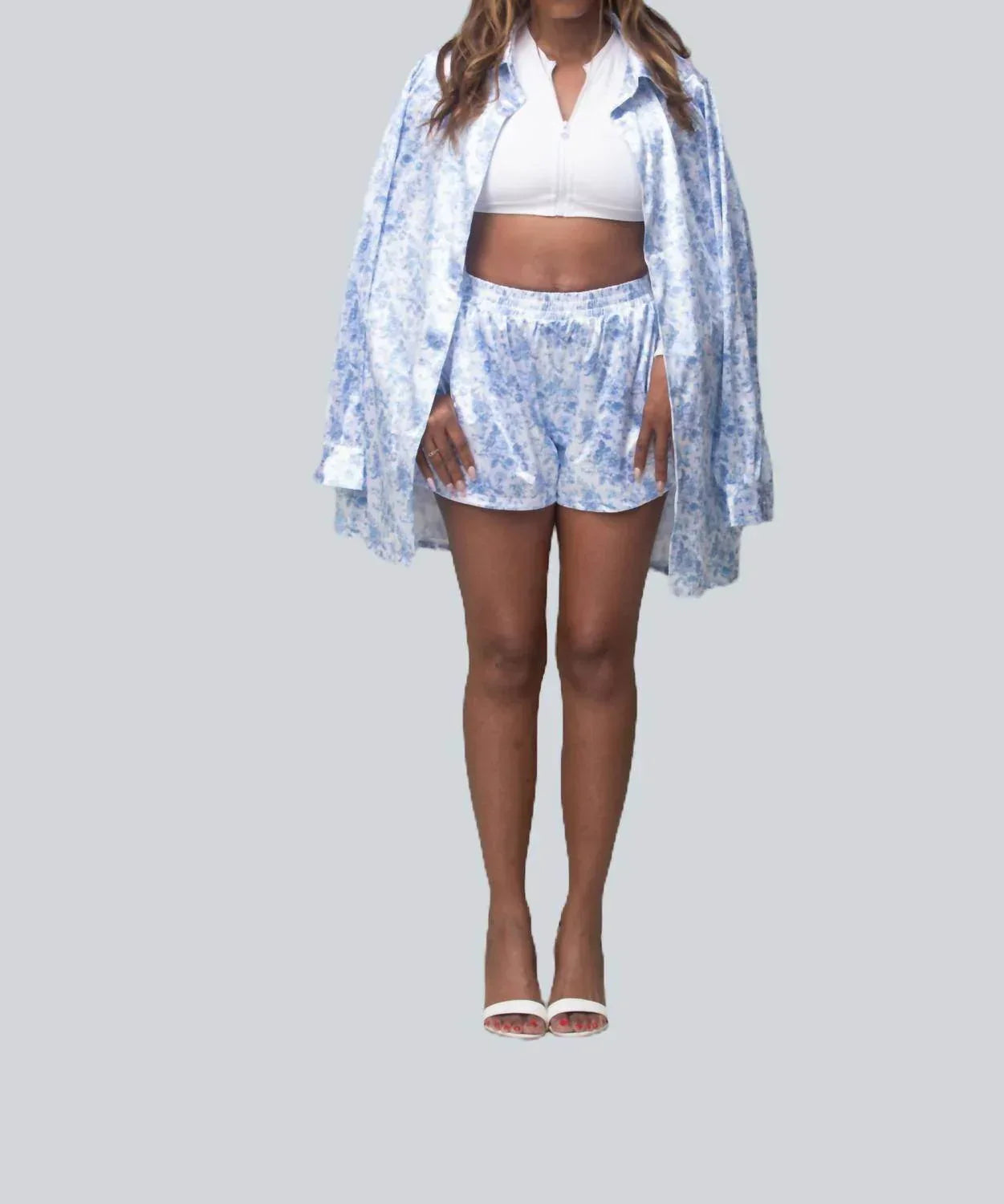 Porshia By Porshia Banks - Melanie Cover Up Beach Shirt - Rack Hunt