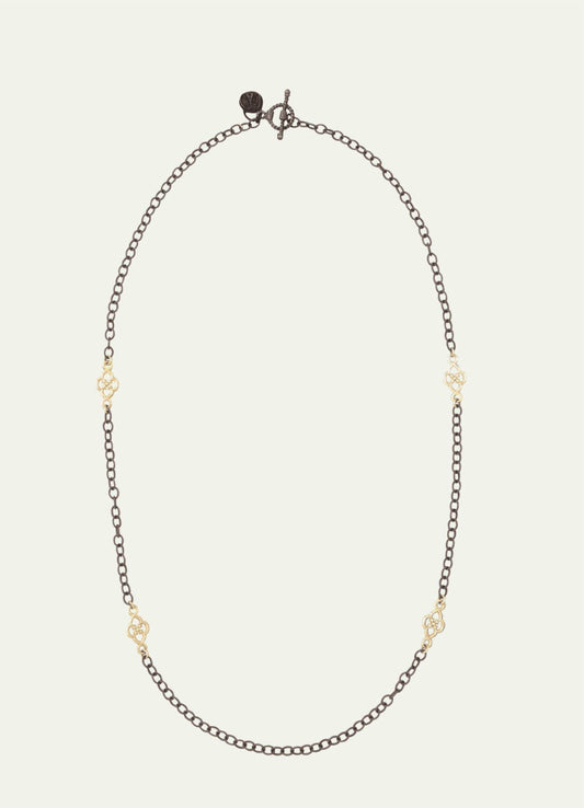 Armenta - Women's Old World Scroll Cable Chain Necklace - Rack Hunt -