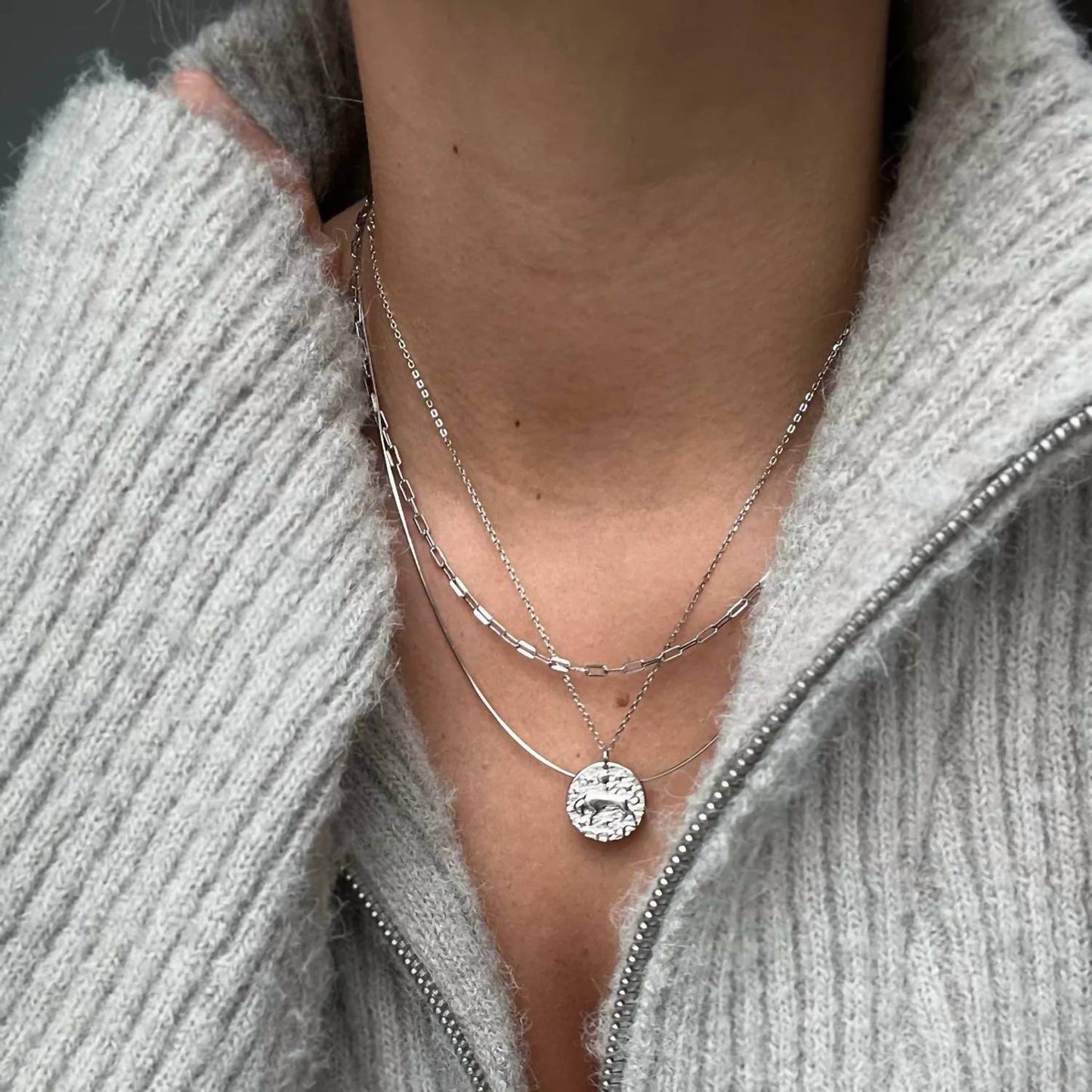 Love Local Jewelry - Women's Taurus Stier Zodiac Sign Necklace - Rack Hunt -