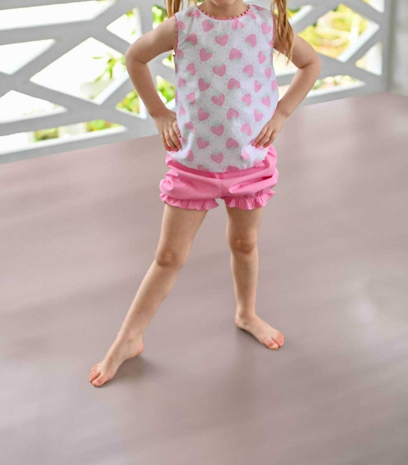 Mint Magnolia - Girl's Tally Tulip Bloomer Set - Rack Hunt