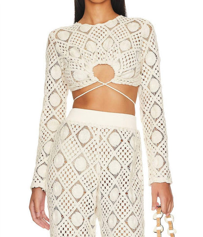 Hira Crochet Crop Top