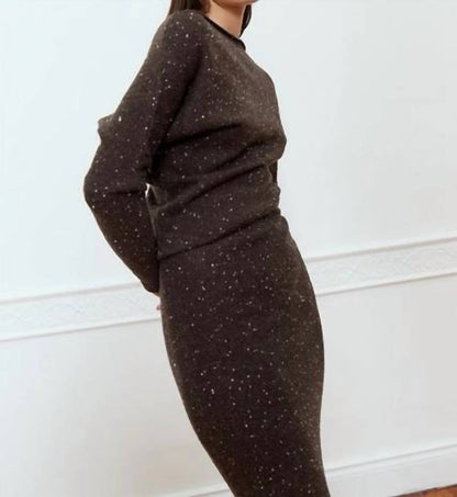 Daphne Knit Long Sleeve Mini Dress