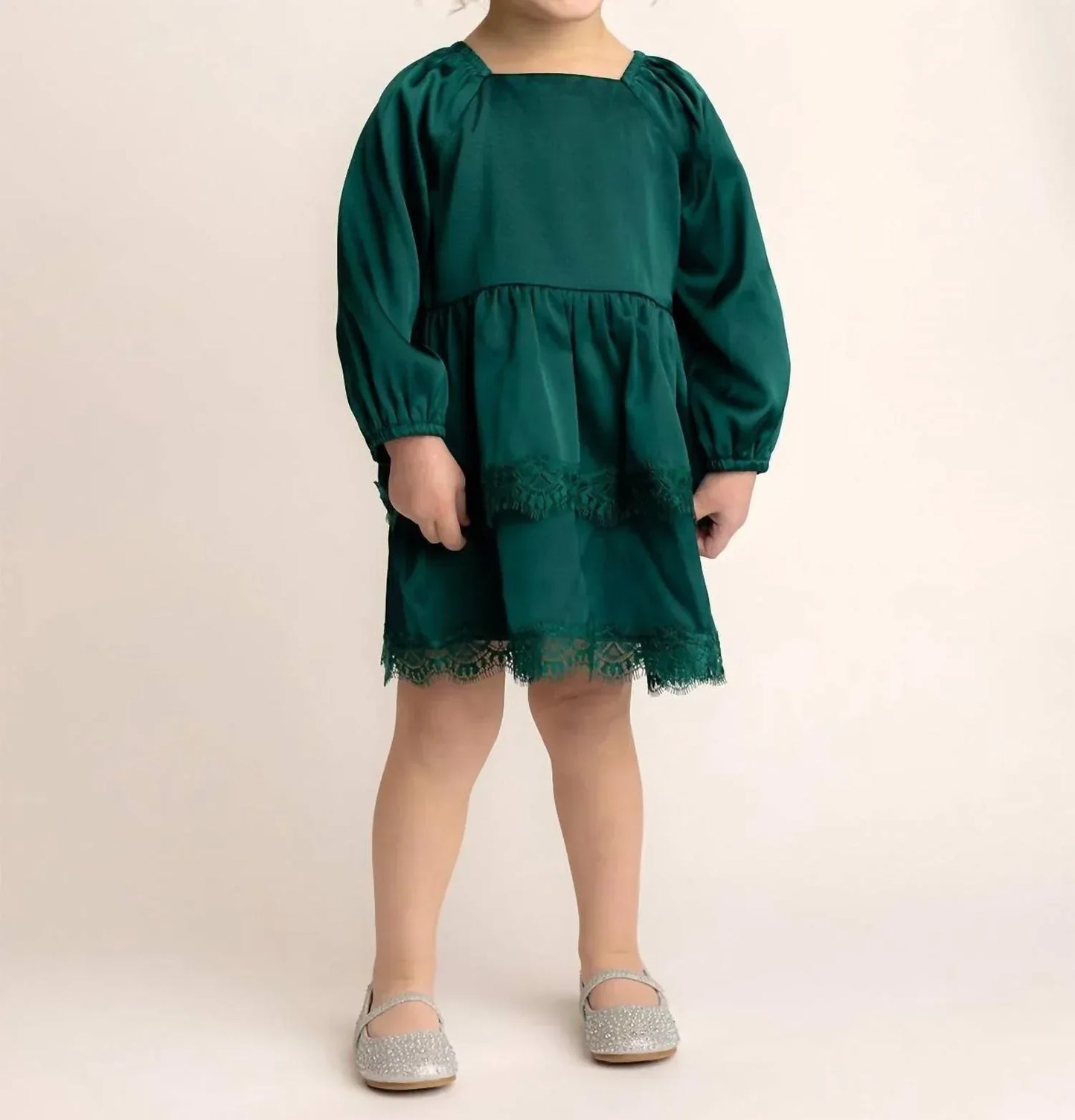 Isobella & Chloe - Girl's Long Sleeve Ruffle Dress - Rack Hunt