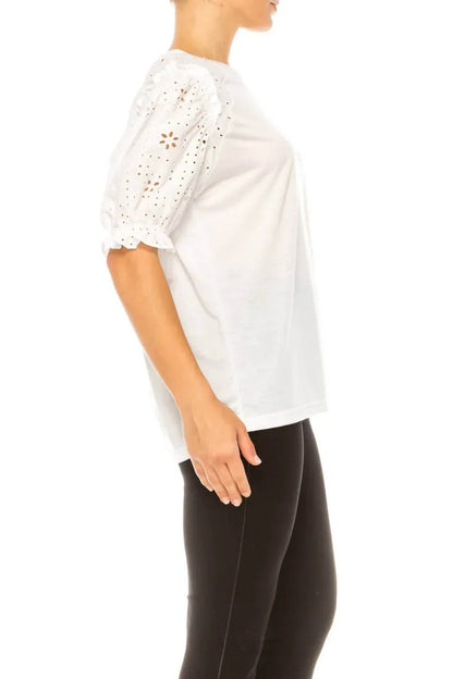 Grand & Greene - Eyelet Sleeve Raglan T-shirt - Rack Hunt
