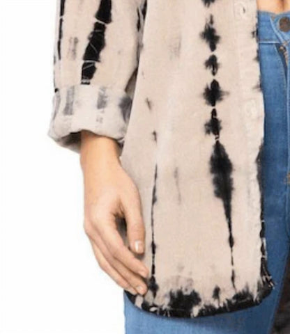 Tie Dye 'n High Five Shacket