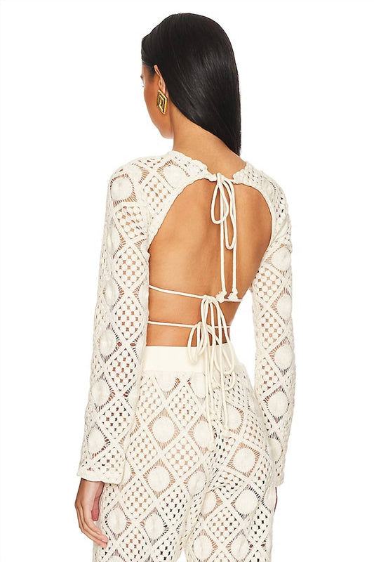 Hira Crochet Crop Top