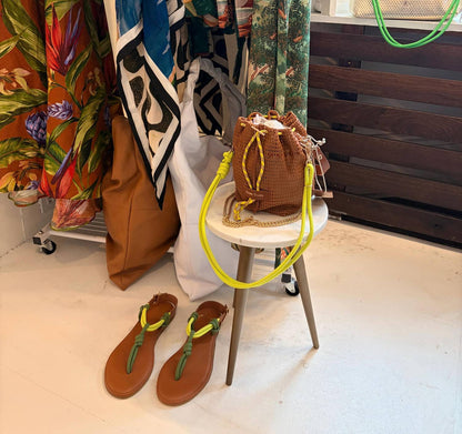 Women's Leather Rope Comfort Sandals