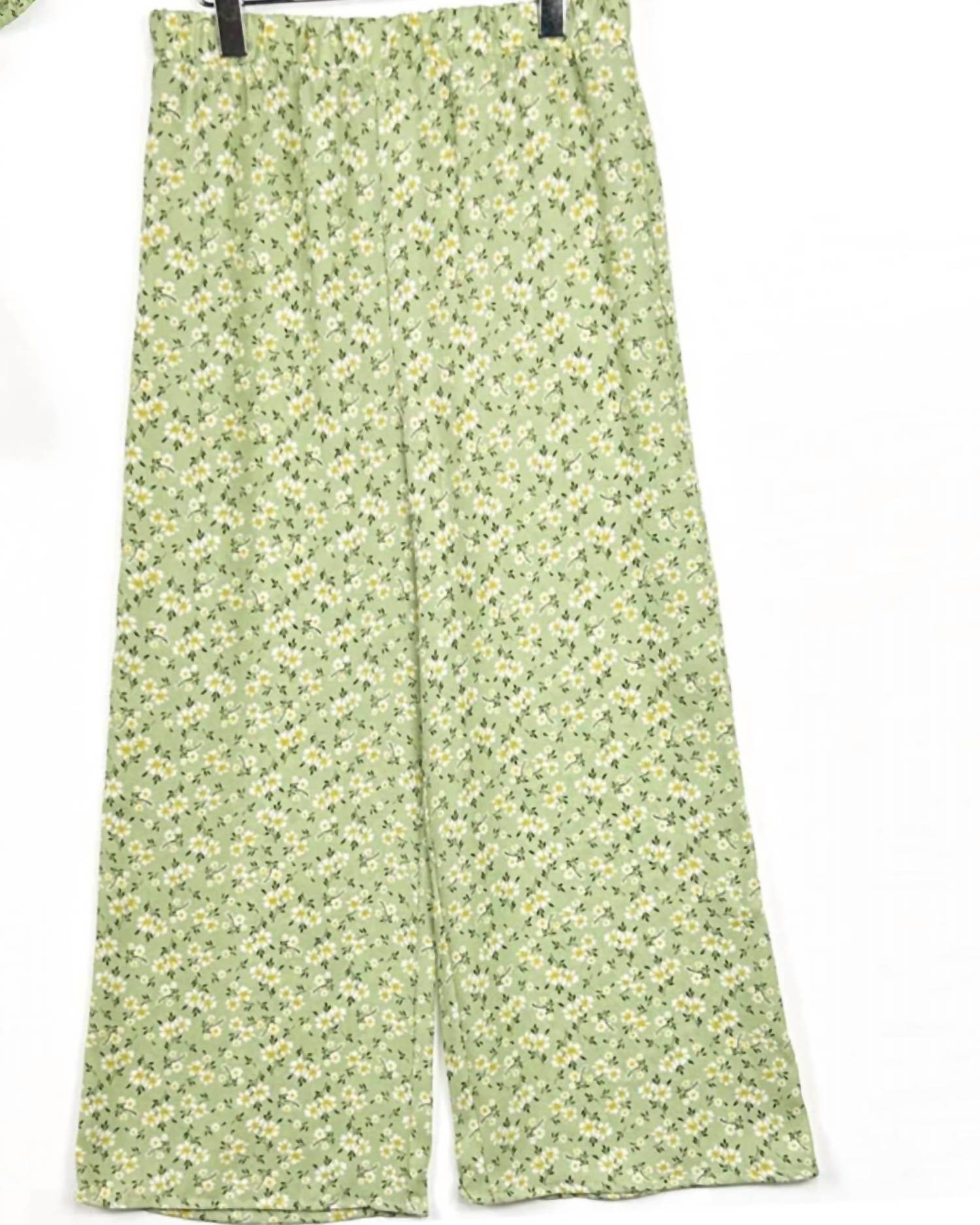 Heart and Arrow - Girls' Flutter Sleeve Floral Pant Set - Rack Hunt -