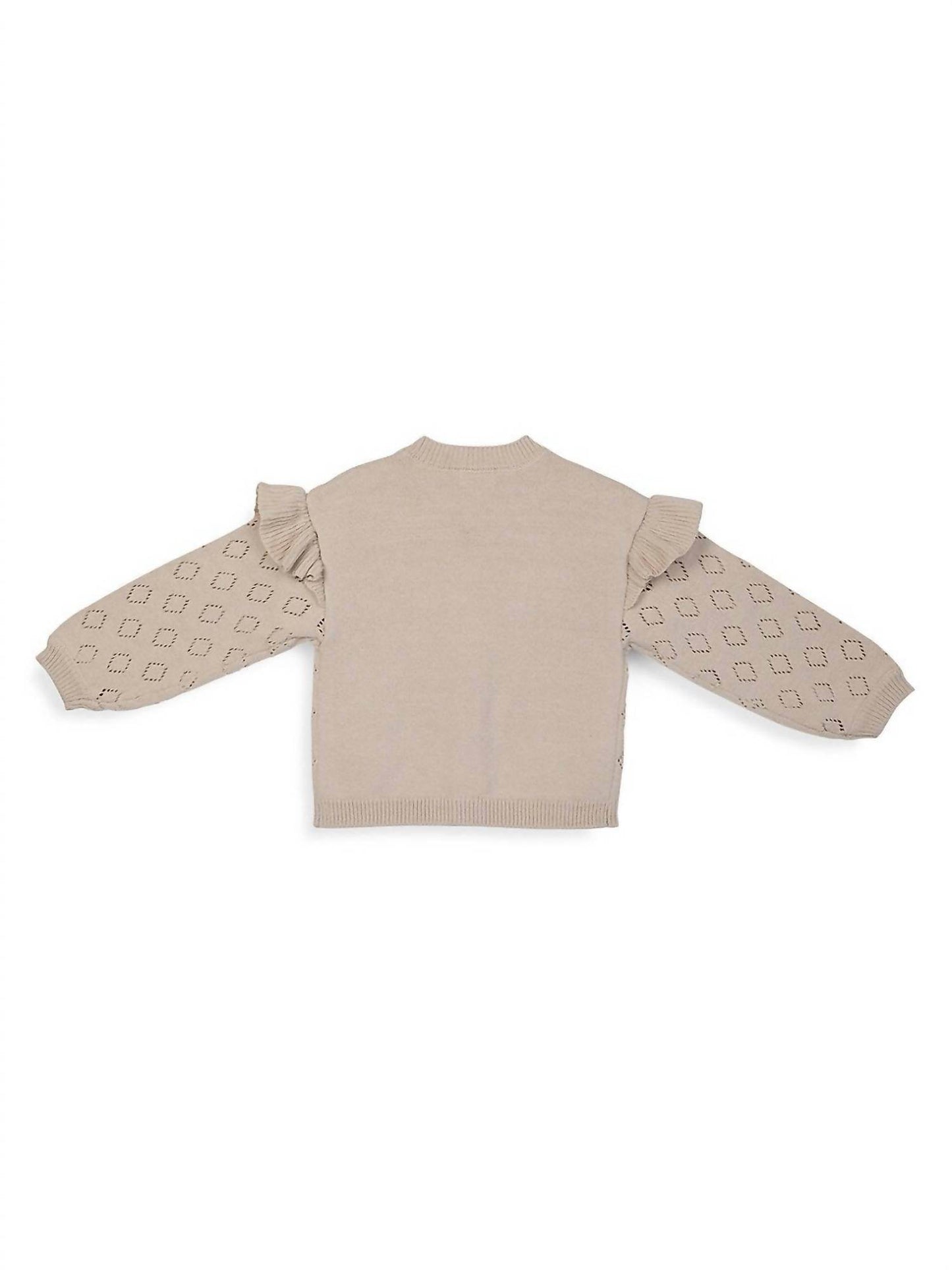 Rise Little Earthling - Kid's Pointelle Cardigan - Rack Hunt -