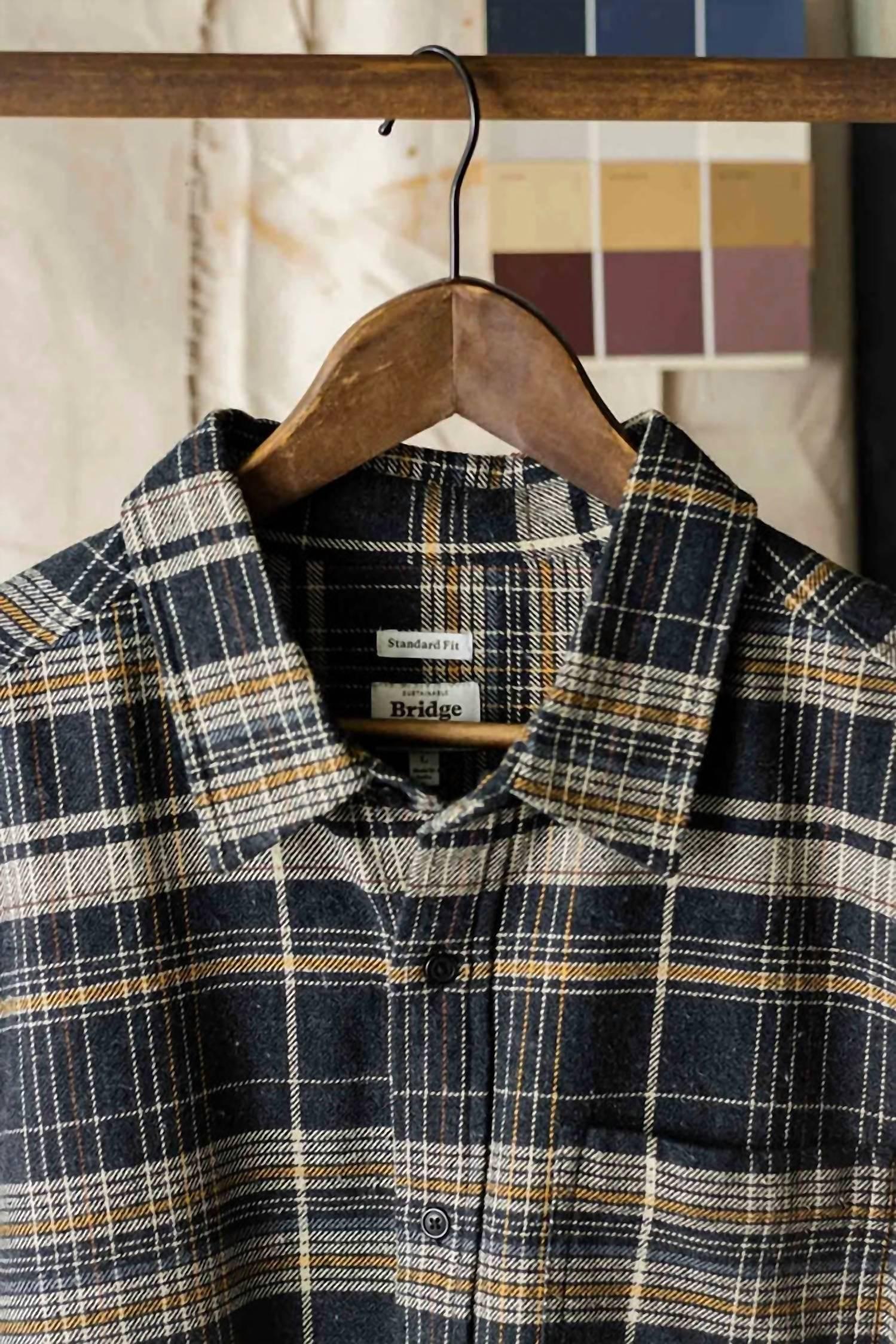 Bridge & Burn - Larson Brushed Flannel Shirt - Rack Hunt