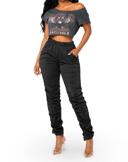 Most Hated - Stack Stretch High Waist Joggers
