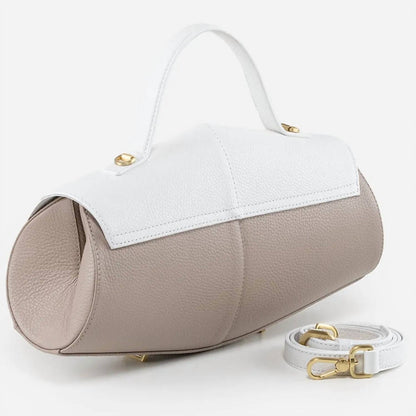 Women's Calipso 2 Tone Leather Large Satchel