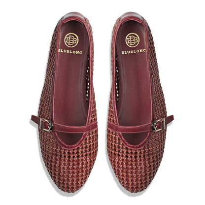 Women's Natalie Mary Jane Strap Detail Flats