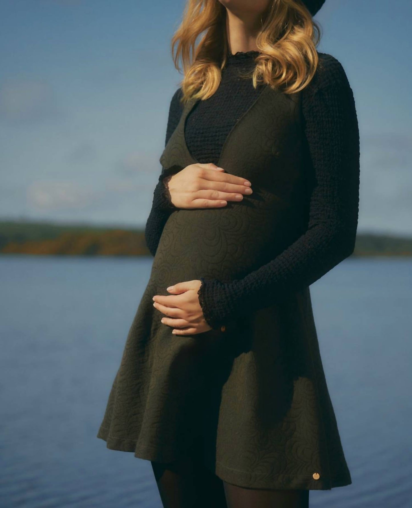 Charlotte Maternity And Nursing Pinafore Dress