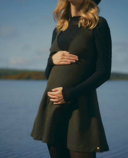 Charlotte Maternity And Nursing Pinafore Dress
