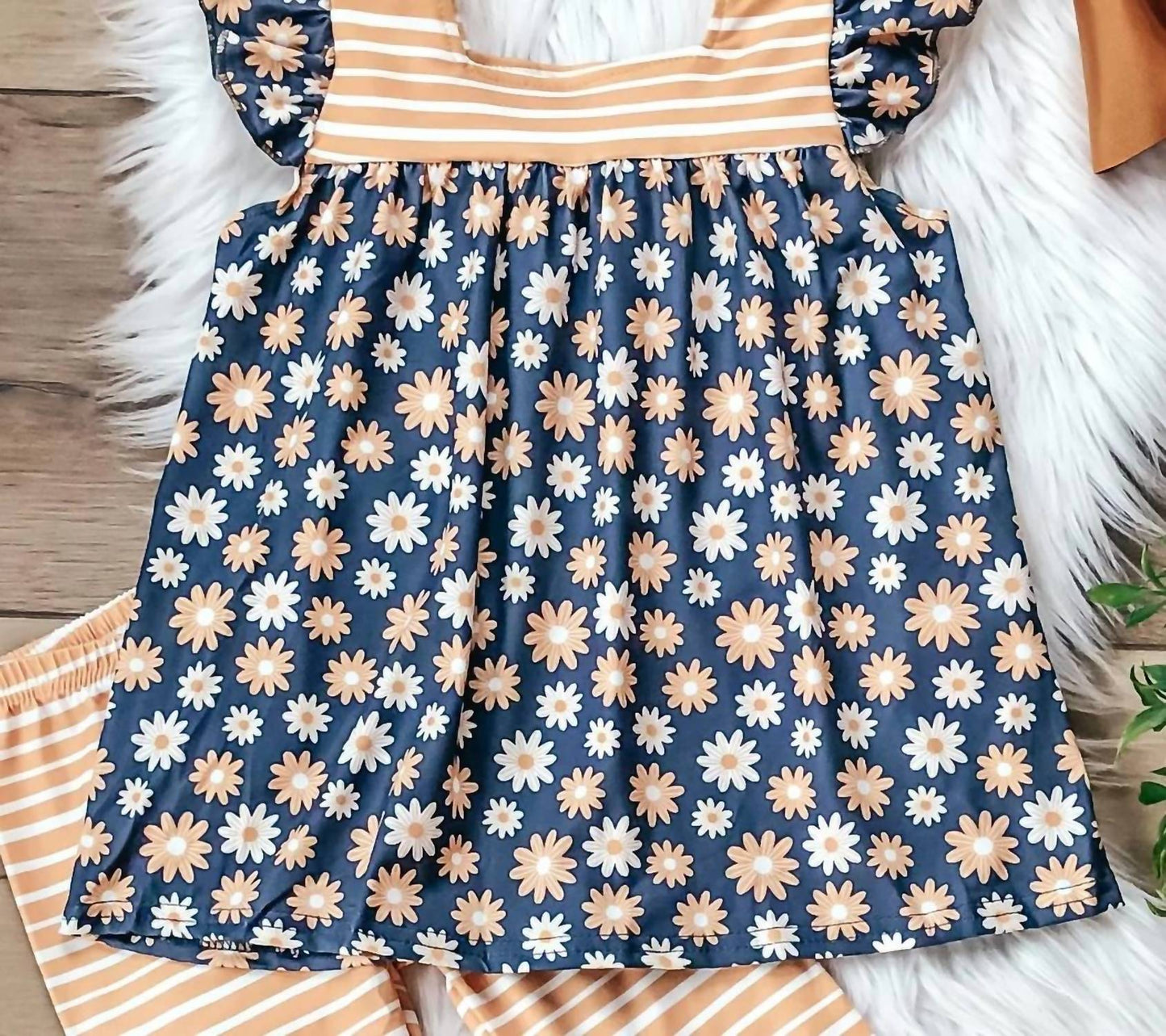 Girls Daises Pant Set