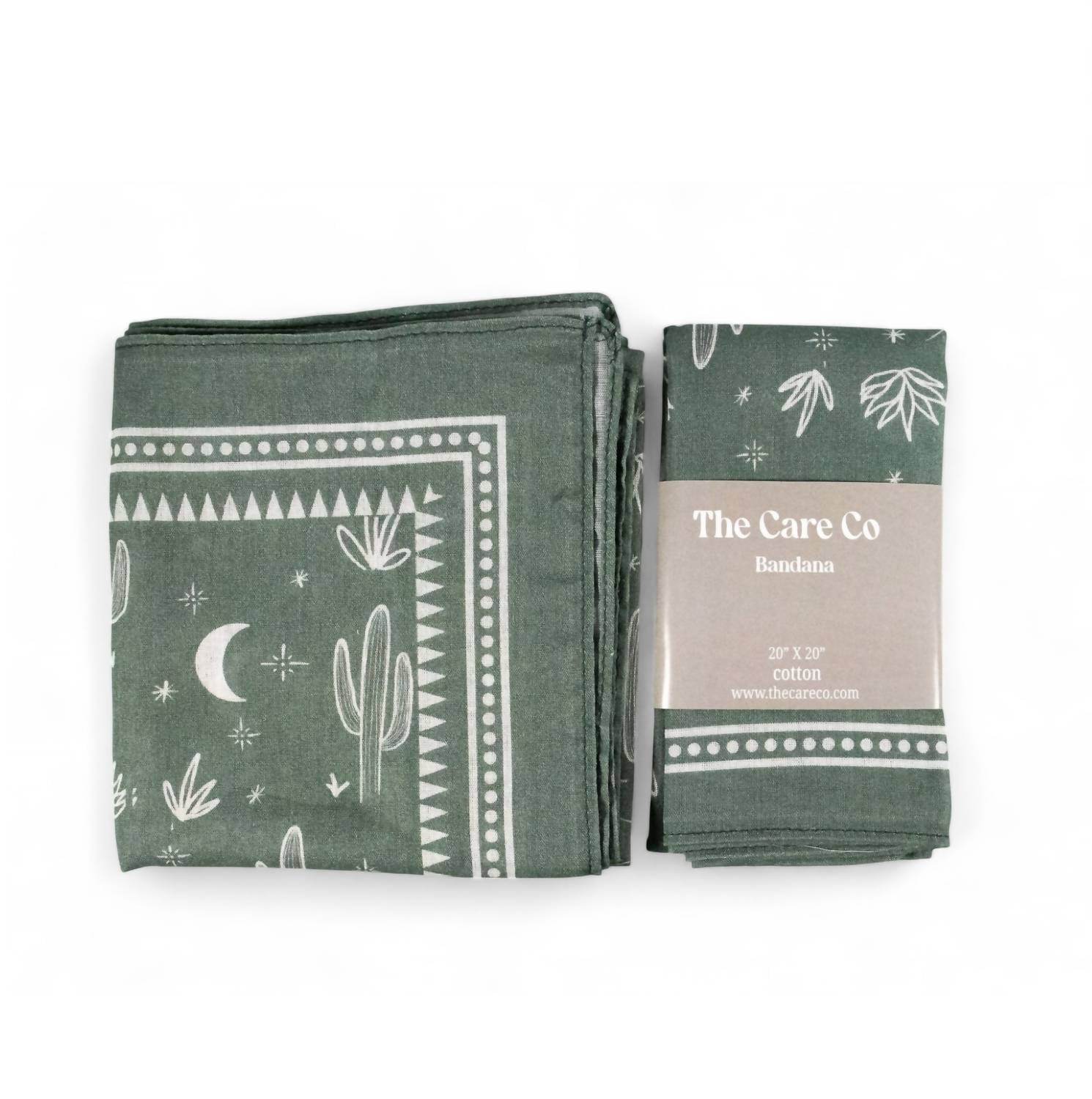 The Care Collective - CACTUS PRINT BANDANA - Rack Hunt -