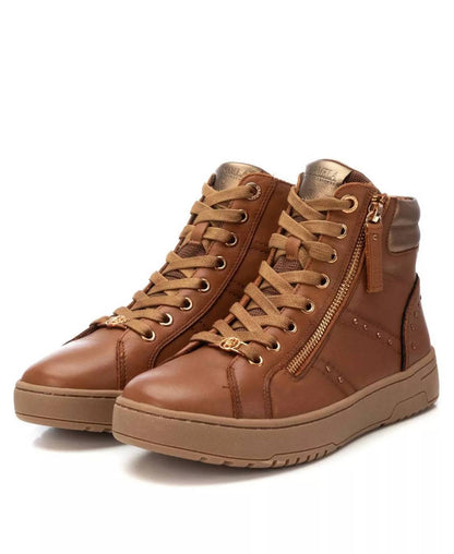 Women's Leather Sneaker Booties