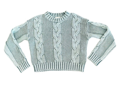 Girl's Knit Crop Sweater