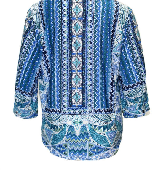 Women's Peggi Abstract Print Top