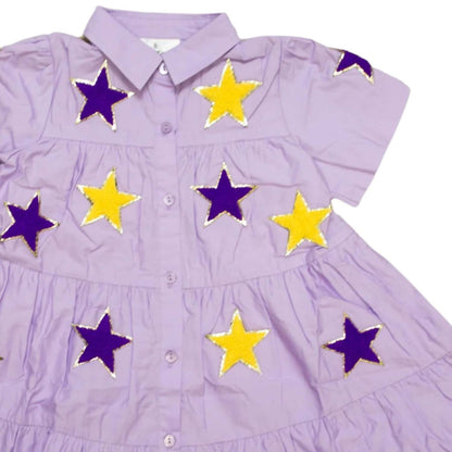 Women's Adult Button Collared Dress