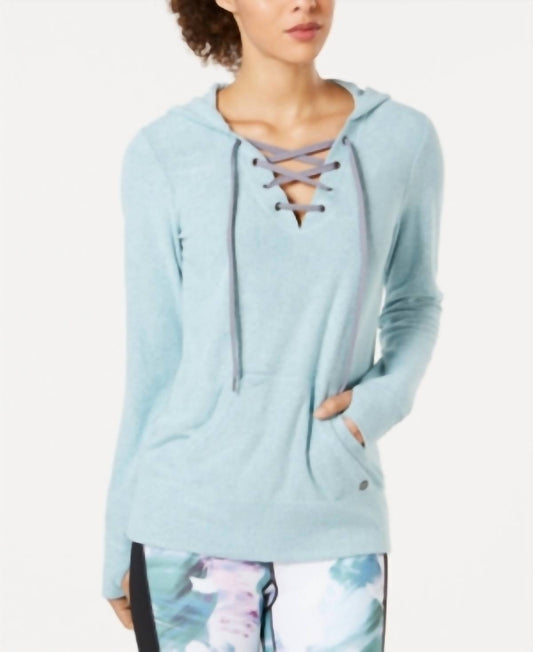 Activewear Lace Up Hoodie