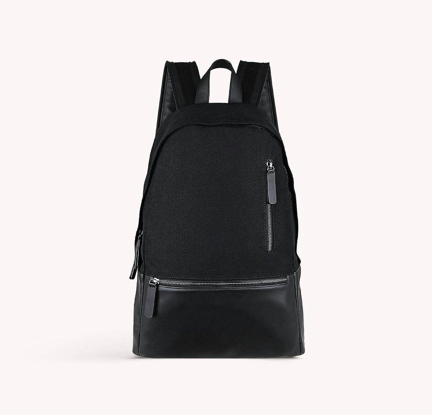 Gry Mattr - Essential Jet Cotton Vegan Leather Backpack - Rack Hunt -