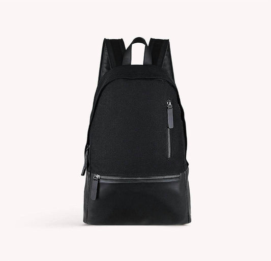 Gry Mattr - Essential Jet Cotton Vegan Leather Backpack - Rack Hunt -