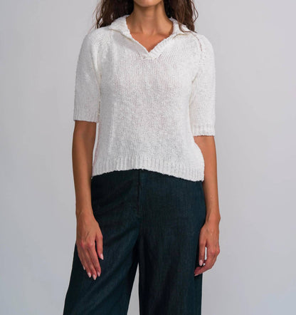 Textured Cotton Polo