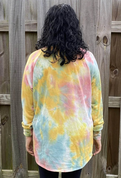 Ellis - Tie Dye Raglan Tunic - Rack Hunt