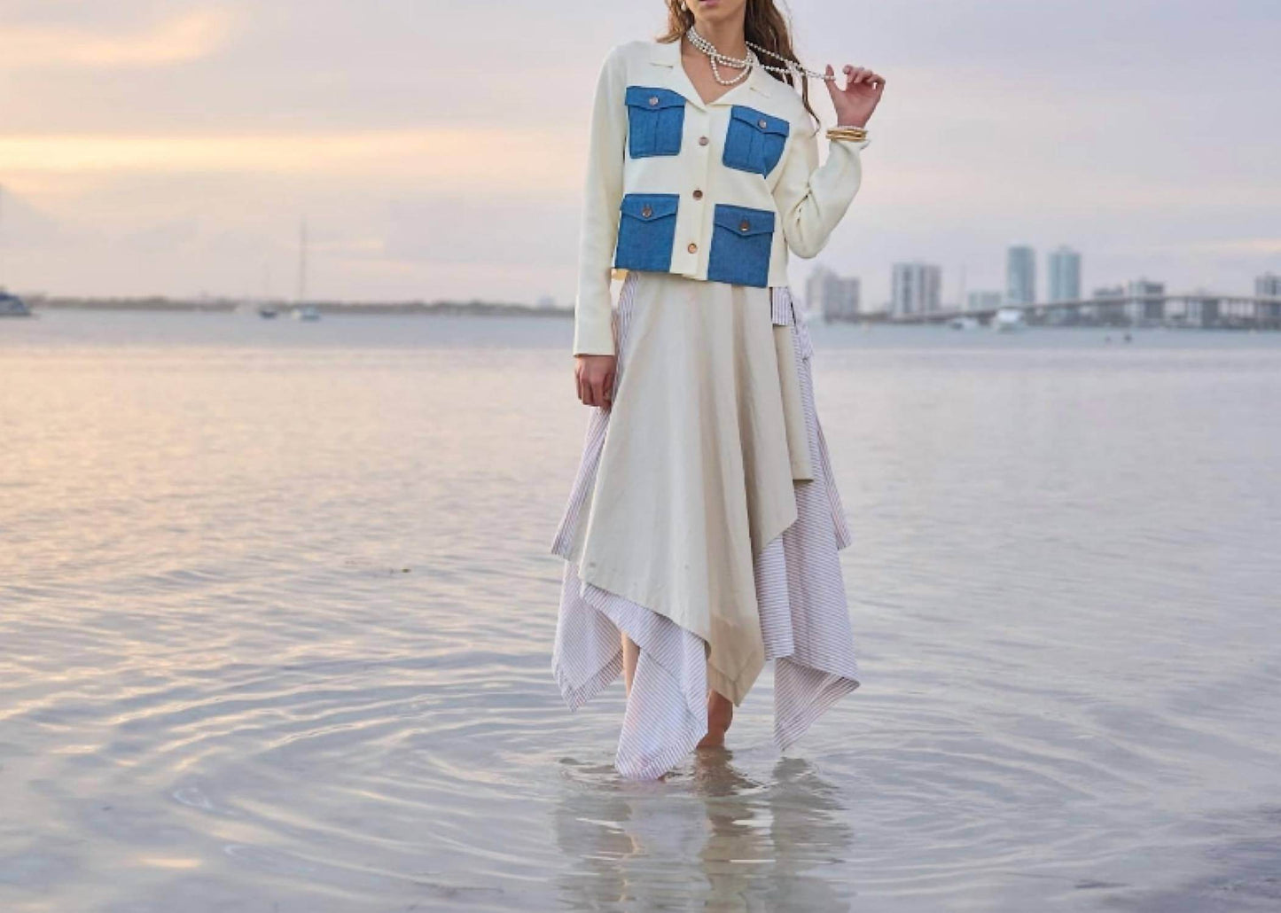 Esteem Couture - Ollie Handkerchief-style Midi Skirt - Rack Hunt