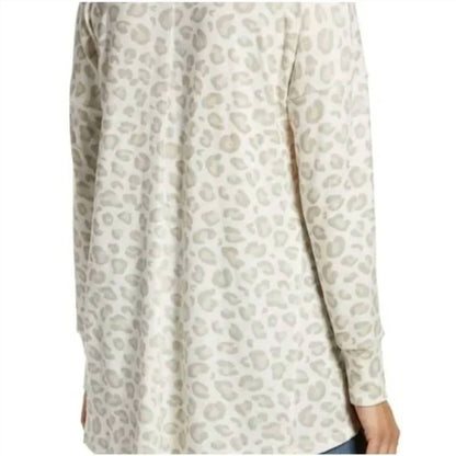 Convertible Neckline Cozy Fleece Tunic