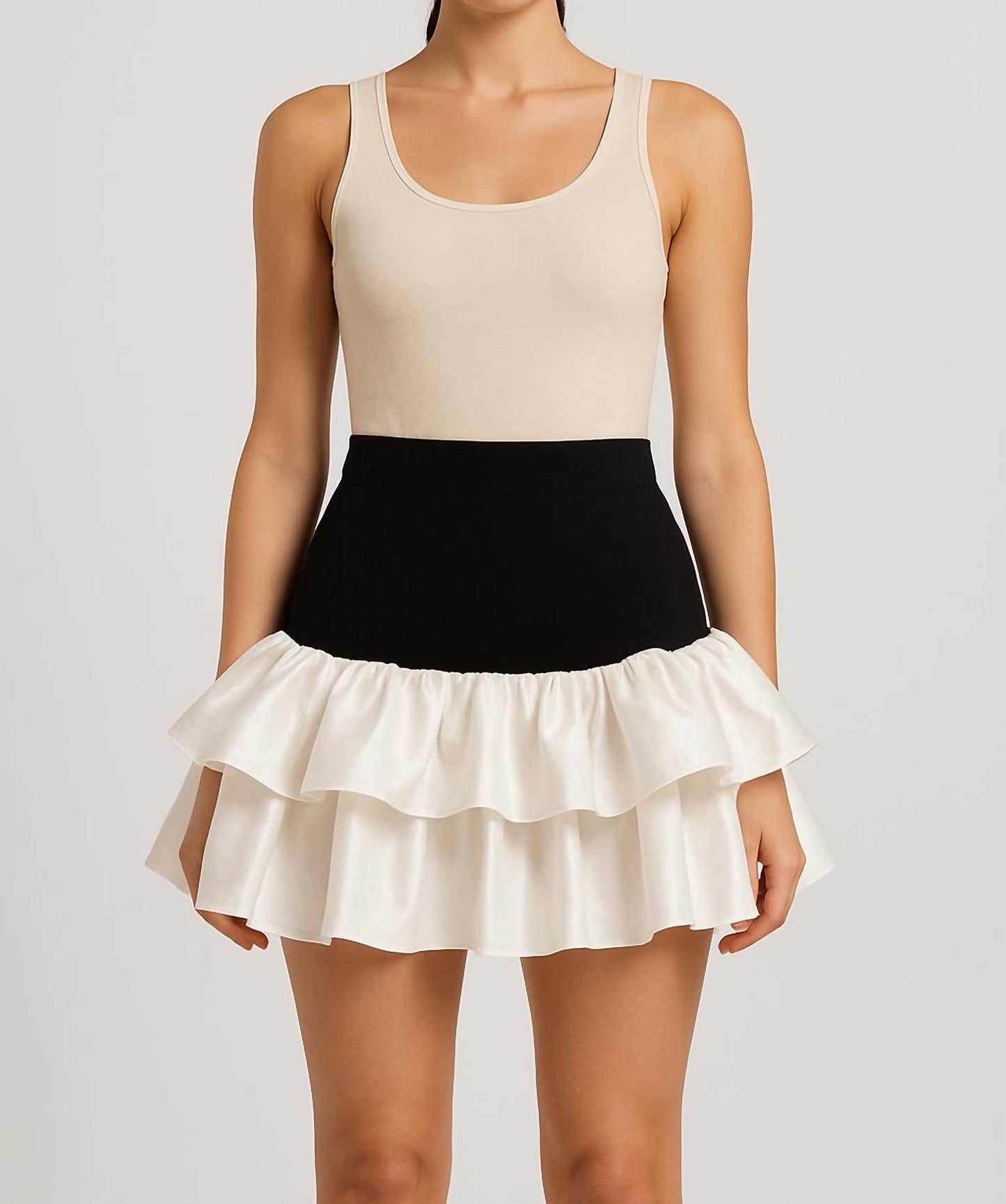 Ruffle Mini Skirt