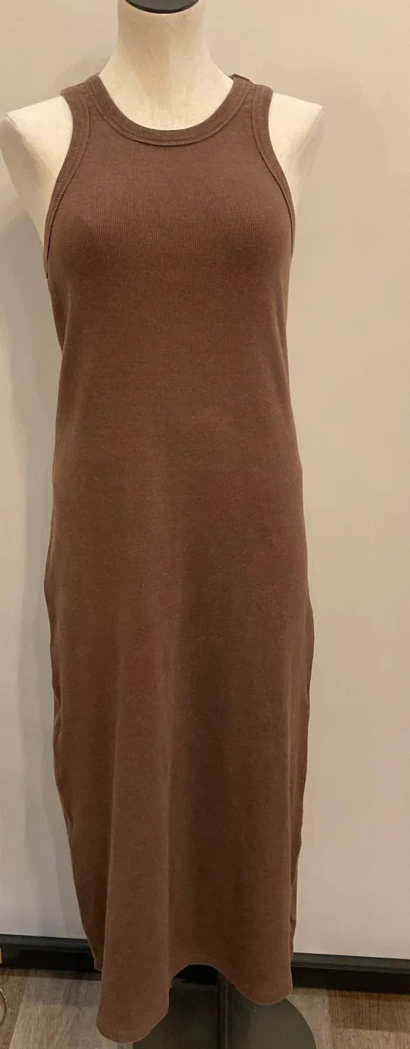 LALAMIA - Women's Knit Midi Tank Dress - Rack Hunt