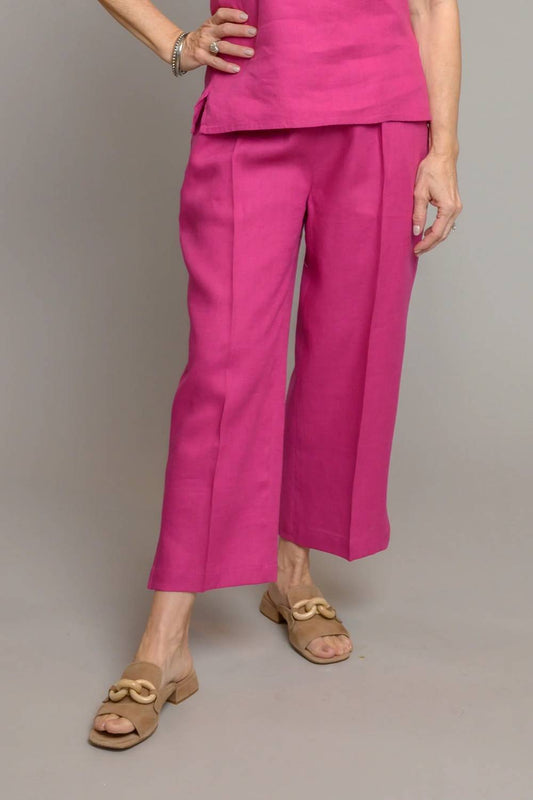 Classic Linen Capri