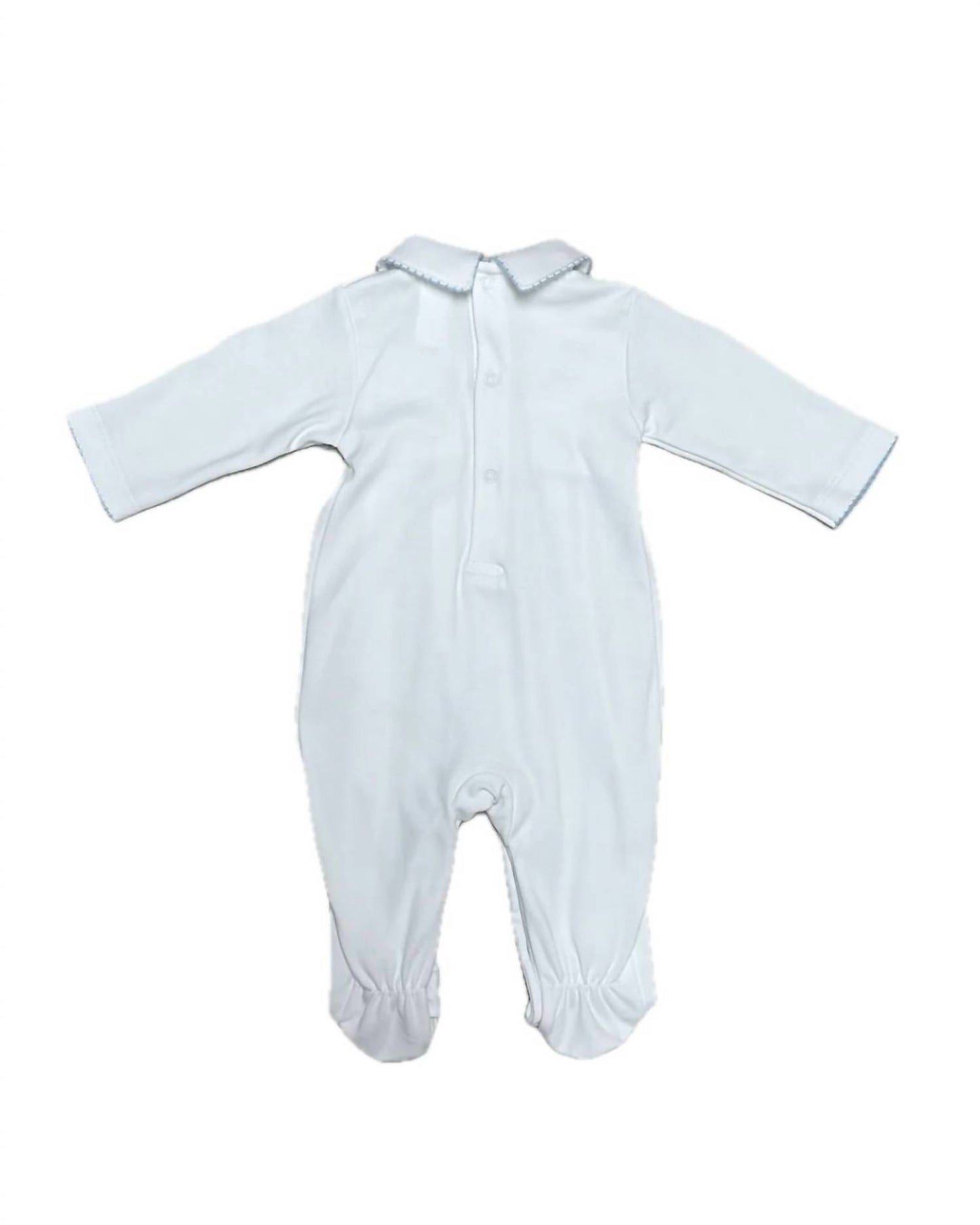 Boy's Hand Smocked Footie