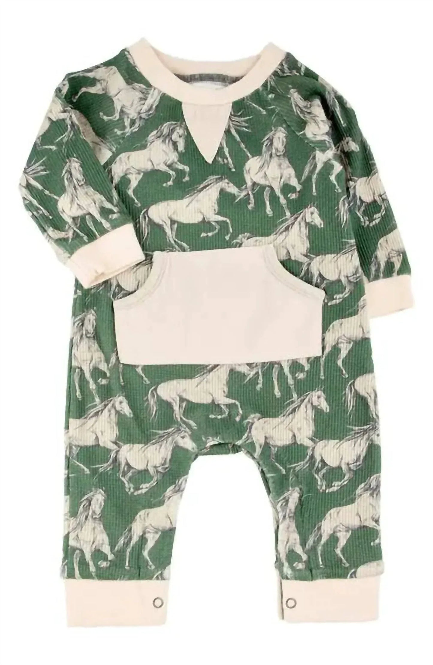 Miki Miette - Baby's Nova Crew Neck Romper - Rack Hunt