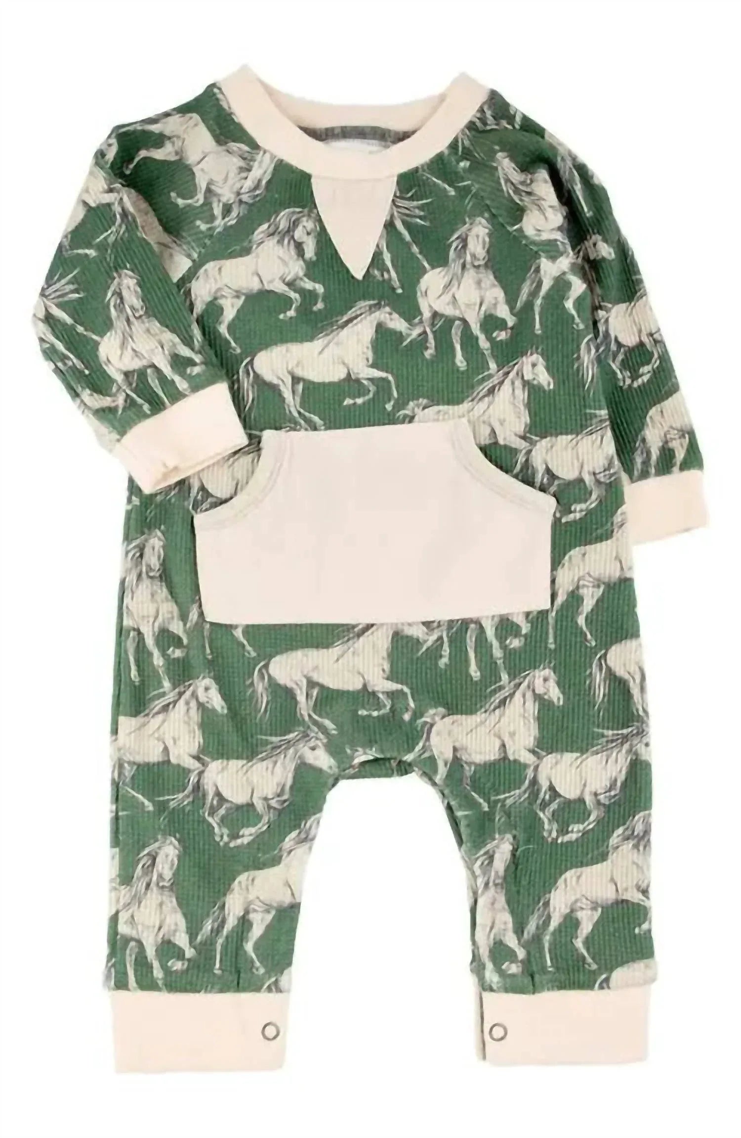 Miki Miette - Baby's Nova Crew Neck Romper - Rack Hunt