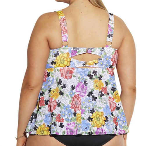 Flower Child Tankini Top - Plus
